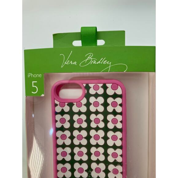 Vera Bradley iPhone 5 Soft Frame Case Lola Pink Floral‎ Retro Pattern New in Box - Picture 6 of 6